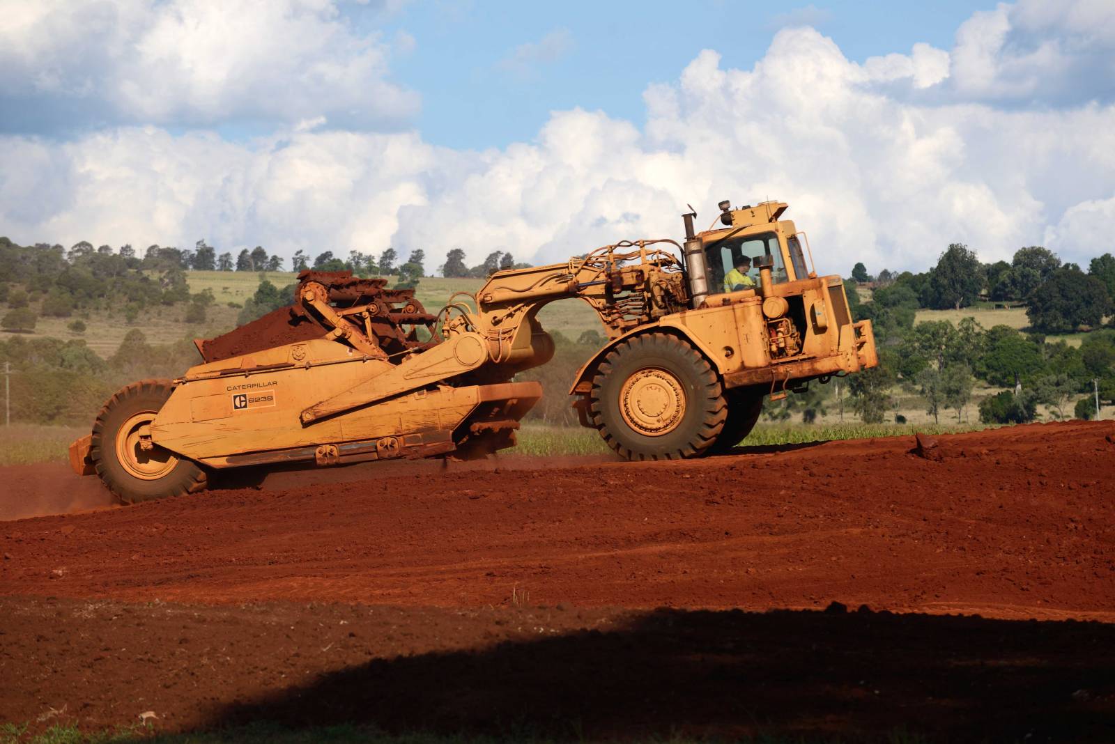 Conduct Civil Construction Scraper Operations