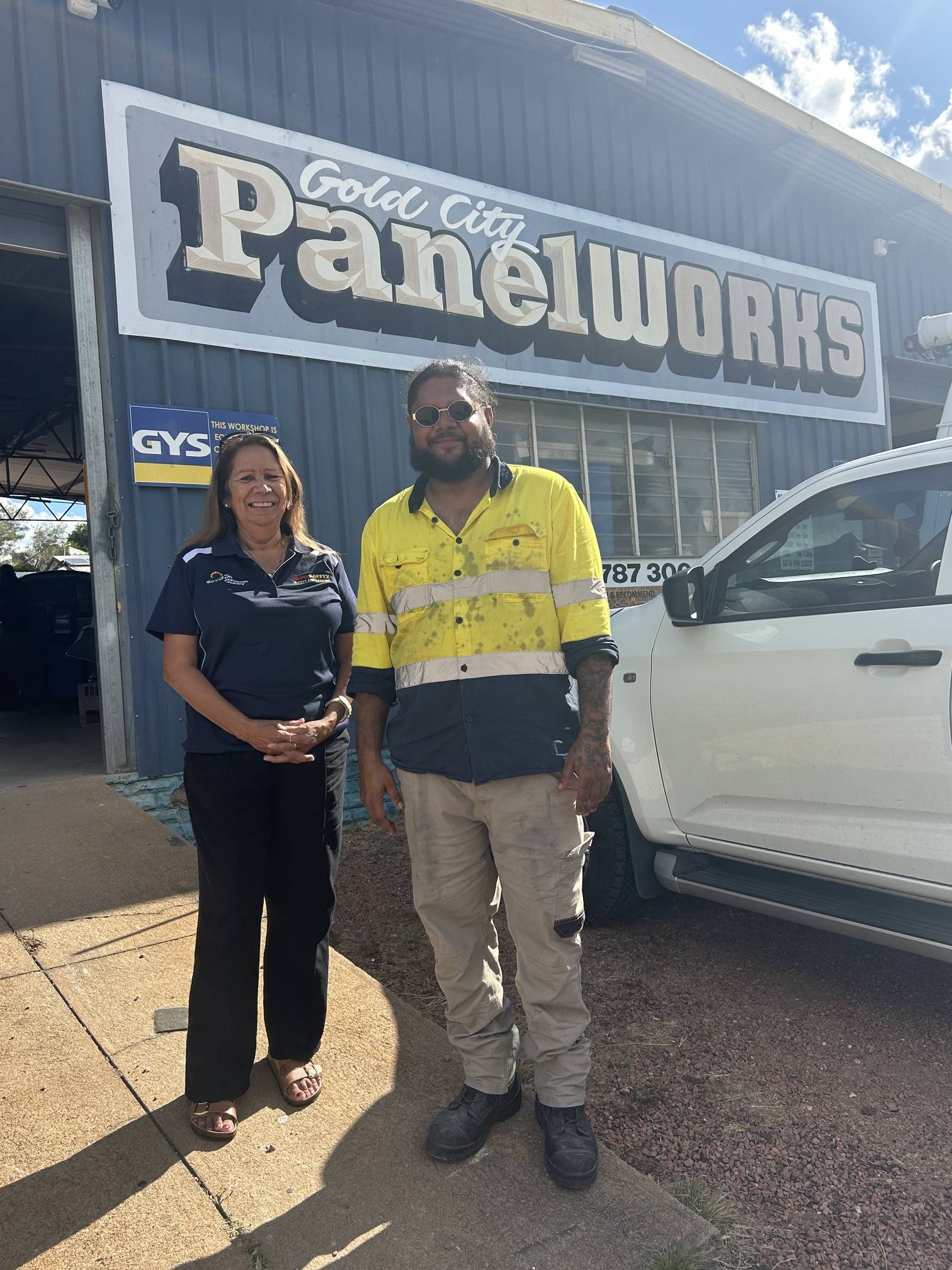 Gold City Panelworks student
