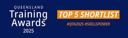 Top 5 Shortlist in the Queensland Training Awards