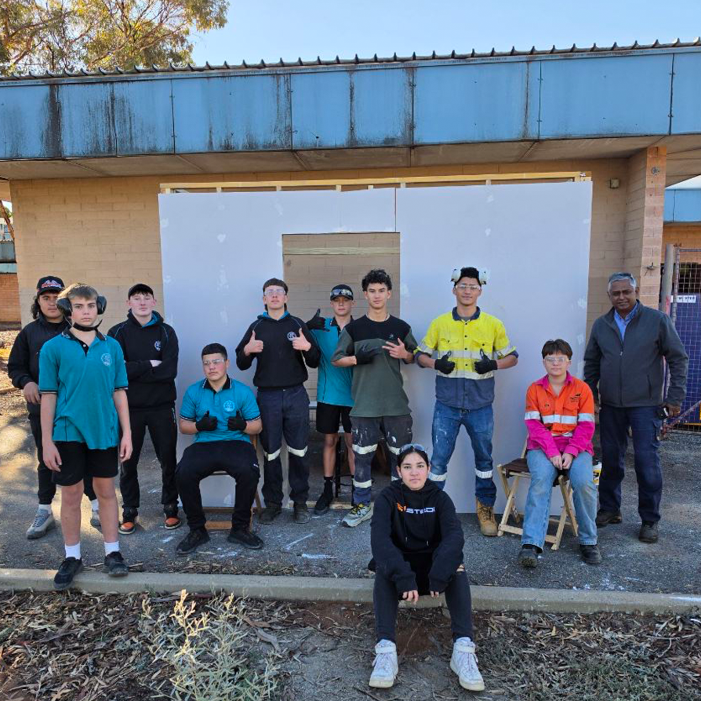 Students from Kambalda West District High School